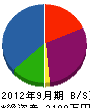 住田ポンプ機工 貸借対照表 2012年9月期