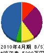 安田建設 貸借対照表 2010年4月期