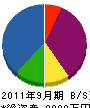 沢井建設 貸借対照表 2011年9月期