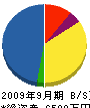 石川設備 貸借対照表 2009年9月期