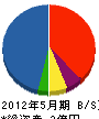 南日本ライナー 貸借対照表 2012年5月期