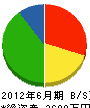 堀田工業 貸借対照表 2012年6月期