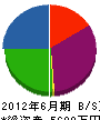 橋本興業 貸借対照表 2012年6月期