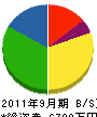 ワイズ西日本 貸借対照表 2011年9月期