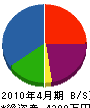 石川組 貸借対照表 2010年4月期