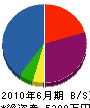 竹部 貸借対照表 2010年6月期