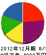 大東綜合防災 貸借対照表 2012年12月期