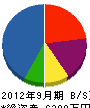 須藤工務店 貸借対照表 2012年9月期