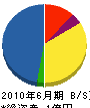 石山電気 貸借対照表 2010年6月期
