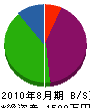 野田電気商会 貸借対照表 2010年8月期