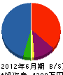 山田ハウジング 貸借対照表 2012年6月期