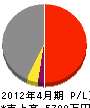 東亜土木興業 損益計算書 2012年4月期