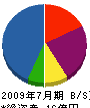 永井建築 貸借対照表 2009年7月期