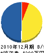 井戸工務店 貸借対照表 2010年12月期
