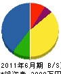 関谷セメント工業 貸借対照表 2011年6月期