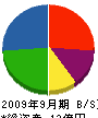 和田組 貸借対照表 2009年9月期