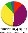 井田塗装 貸借対照表 2009年10月期