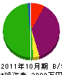 松井装飾 貸借対照表 2011年10月期