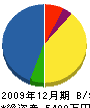 小林電気商会 貸借対照表 2009年12月期