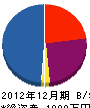 佐々木塗装 貸借対照表 2012年12月期