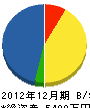 小林電気商会 貸借対照表 2012年12月期