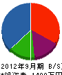 アートネオン電飾社 貸借対照表 2012年9月期