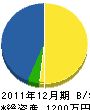 平沢電気商会 貸借対照表 2011年12月期