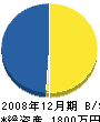 仲川興業 貸借対照表 2008年12月期