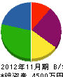 松田建築 貸借対照表 2012年11月期