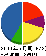 片山電気商会 貸借対照表 2011年5月期