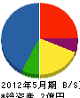 片山電気商会 貸借対照表 2012年5月期