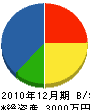 佐々本工業 貸借対照表 2010年12月期 佐々本工業 貸借対照表 2010年12月期