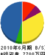 札幌テーケーシー 貸借対照表 2010年6月期