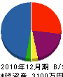 飯島組 貸借対照表 2010年12月期