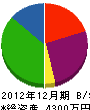 キムラ設備工業 貸借対照表 2012年12月期