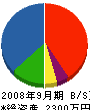 神藤電気工事 貸借対照表 2008年9月期