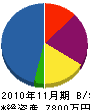 新井緑地建設 貸借対照表 2010年11月期