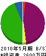 渡辺石材 貸借対照表 2010年5月期