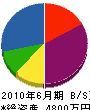 高千穂技工 貸借対照表 2010年6月期