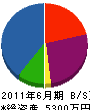 坂口土木 貸借対照表 2011年6月期
