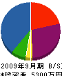 嘉手川電設 貸借対照表 2009年9月期