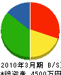 川上電業社 貸借対照表 2010年3月期