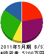 辻電設 貸借対照表 2011年5月期
