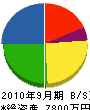 ハウジング塚本 貸借対照表 2010年9月期