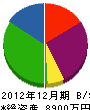 上田電機 貸借対照表 2012年12月期