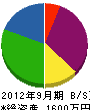 阪本工務店 貸借対照表 2012年9月期