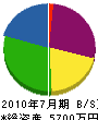 竹田建設 貸借対照表 2010年7月期