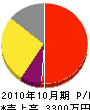 上田電気商会 損益計算書 2010年10月期