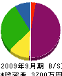串田重機 貸借対照表 2009年9月期