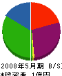 長崎新興土木 貸借対照表 2008年5月期
